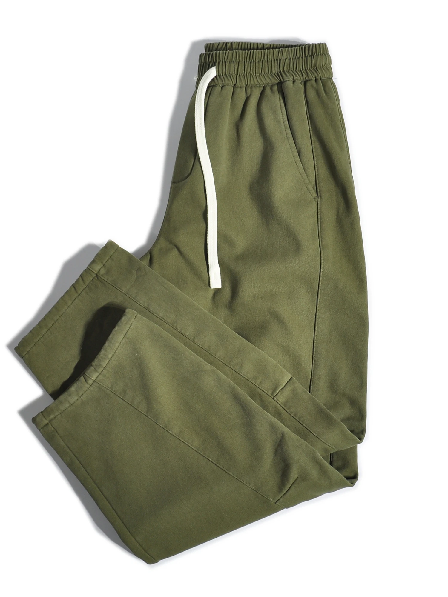 

Американские ретро-брюки с широкими штанинами в стиле пэчворк, утепленные флисом, свободного кроя, повседневные брюки для молодых мужчин