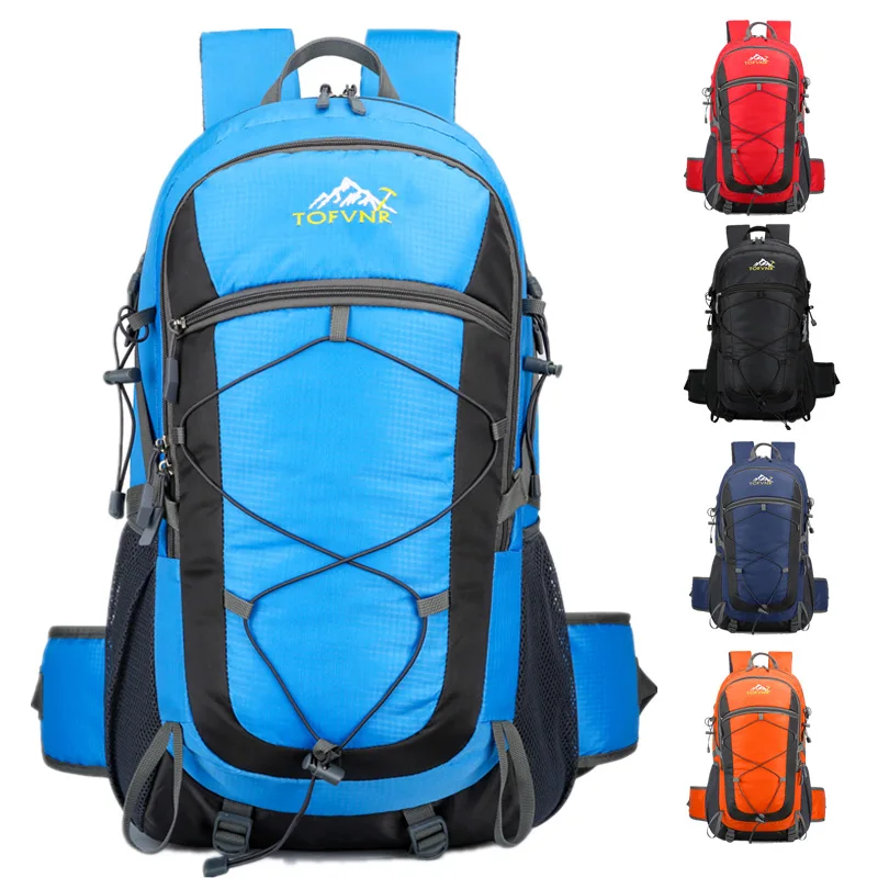 

Large Capacity Men's Outdoor Mountaineering Bag Waterproof Waist Protection Hiking Camping travel Backpack women Sports Bag