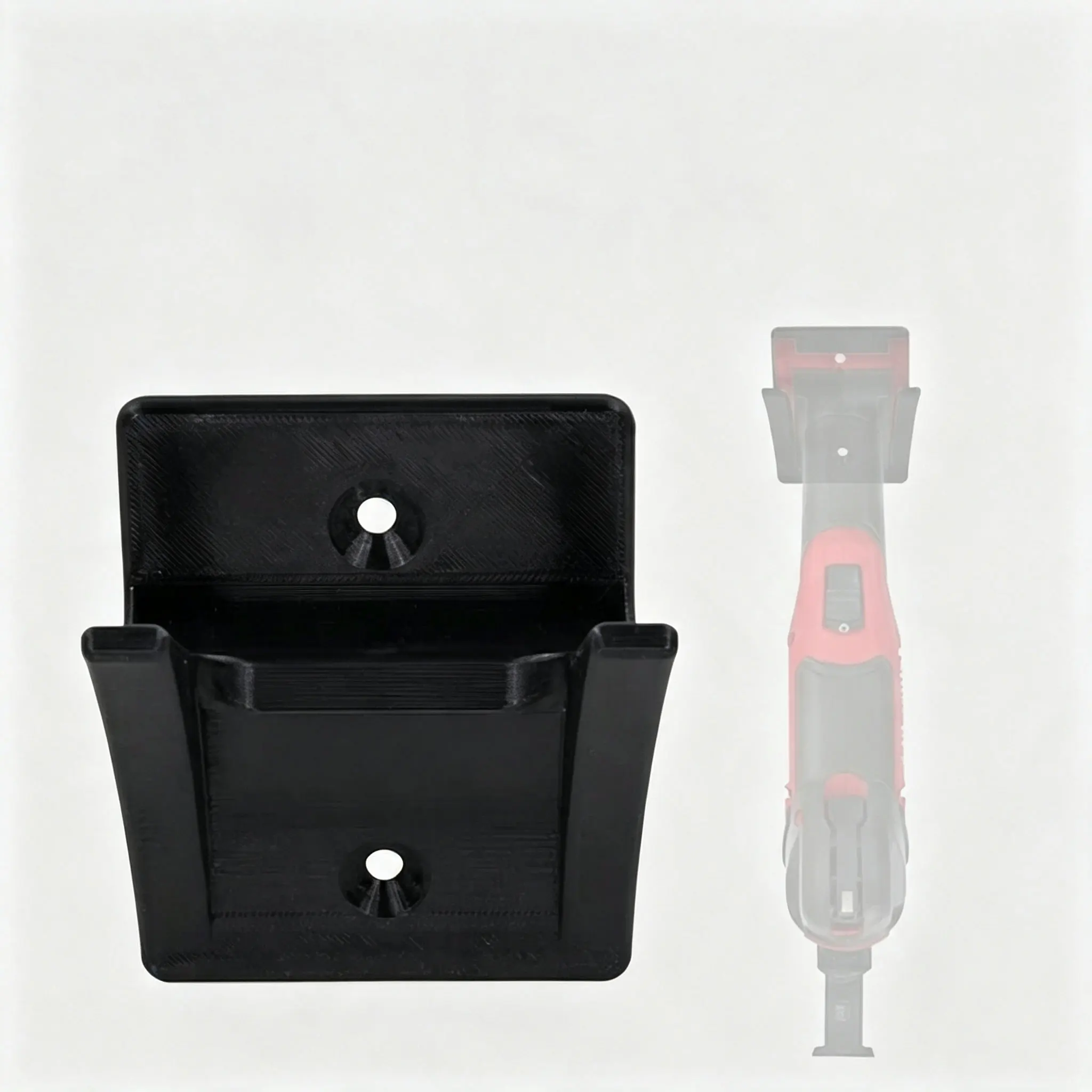 Wall Mount Tool Holder Compatible with Milwaukee M18 FUEL Oscillating Multi‑Tool Storage Bracket Garage Workshop Accessories