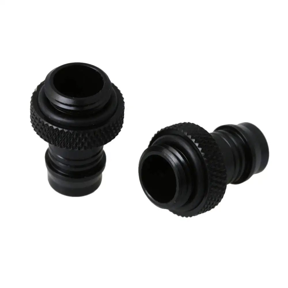 2Pcs Barb Fitting for Soft Tubing,Water Cooling System Soft Tube Connectors,Computer water-cooled HBT-B3L Water Cooled Connector