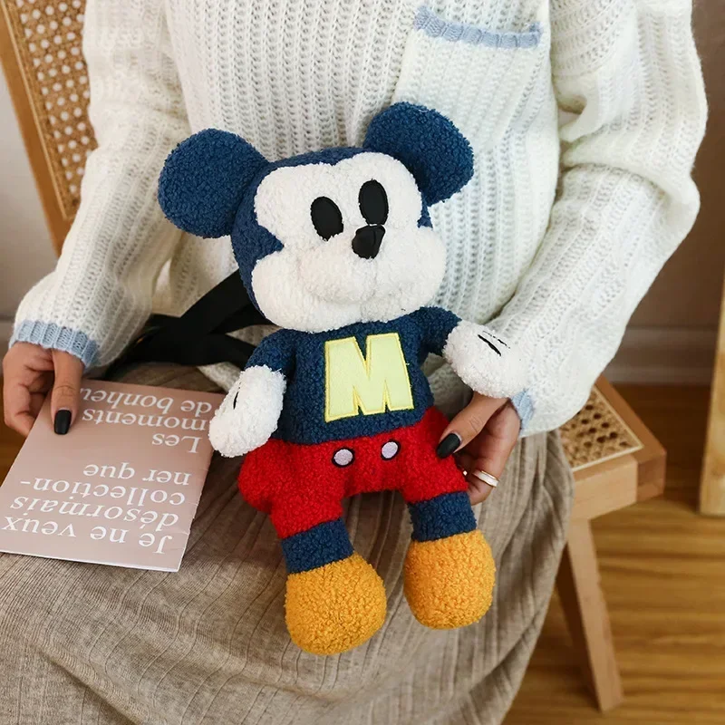 

Disney Микки Маус мультфильм сумка кукла плюшевая игрушка студенческий милый высокий красивый рюкзак декоративная подушка подарки на день рождения