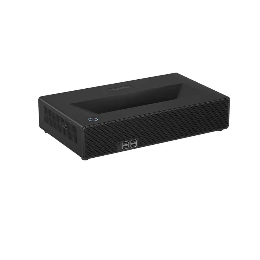 Mini 4K DLP Projector with 1200 Lumens Android 12 Ultra-Short Throw Android 12 for Indoor Use Future Hot Sales HD 1080P