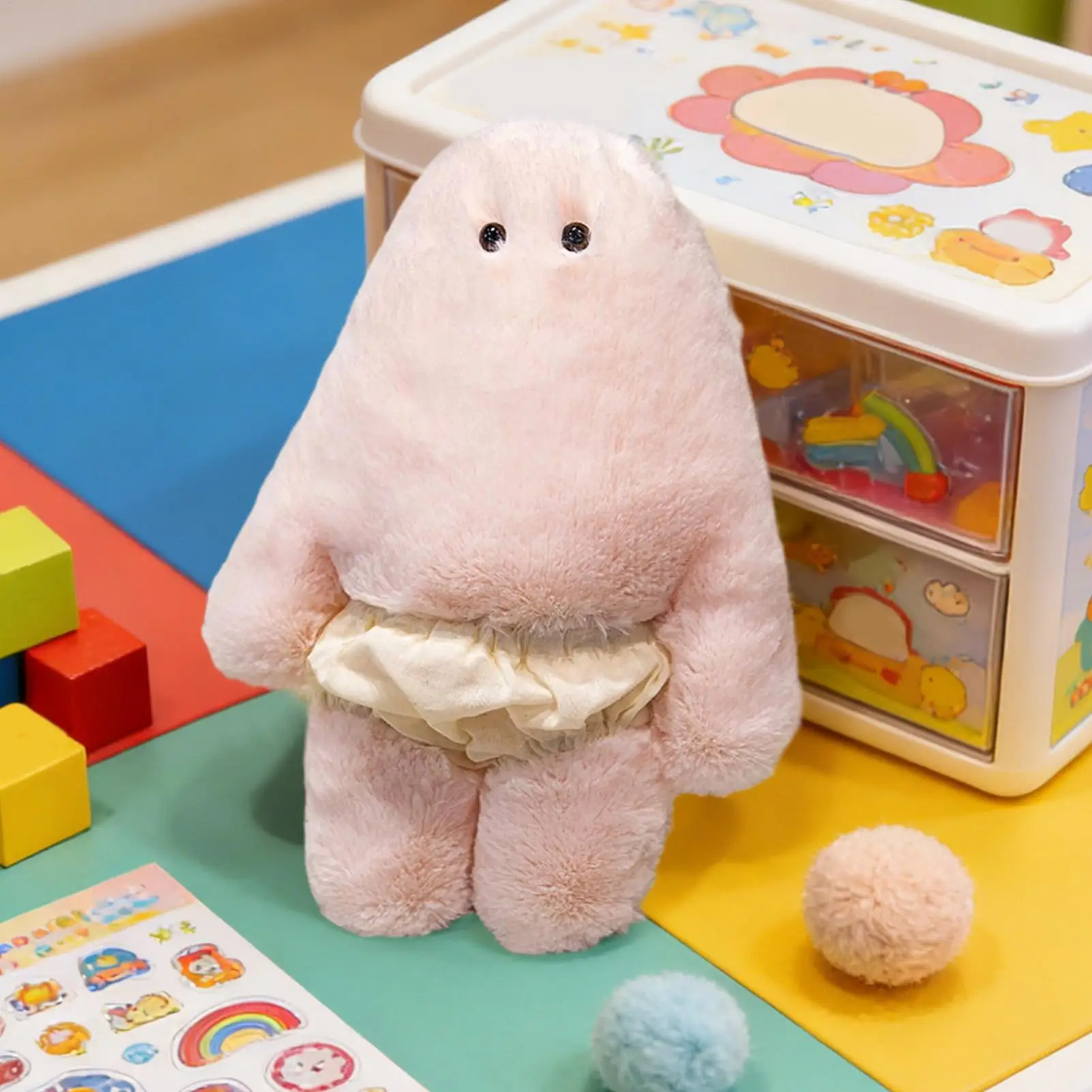 Cute Stuffed Silly Doll Funny Pants Jun Cuddly Plushie Doll Plush Figure Doll Stuffed Soft Gift Toys For Children Kids Boys