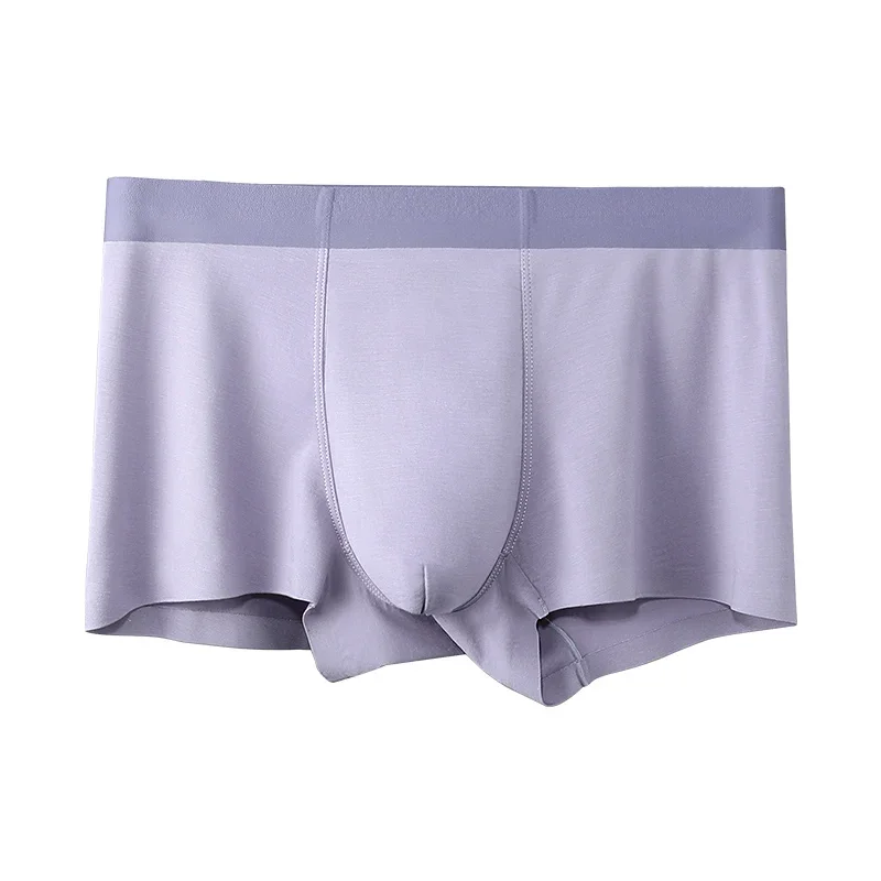 Modal Herrenunterwäsche Nahtlose Boxershorts Sommer Dünn Bequem Atmungsaktiv Sport-Boxershorts mit Öffnung