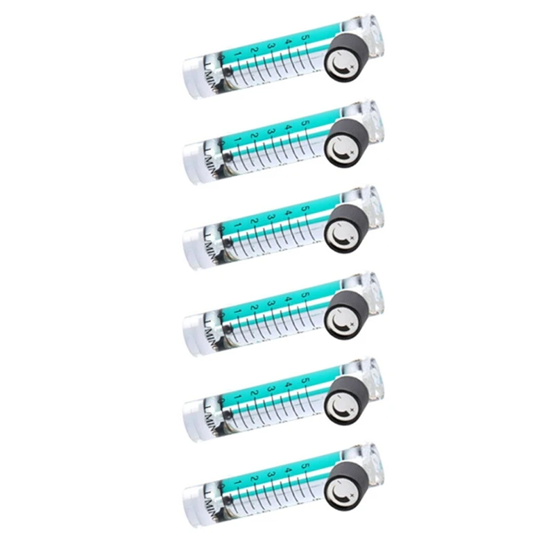 

Hot TTKK 6X 0.1-5LPM 1L Oxygen Flow Meter Flowmeter With Control Valve For Oxygen Air Gas