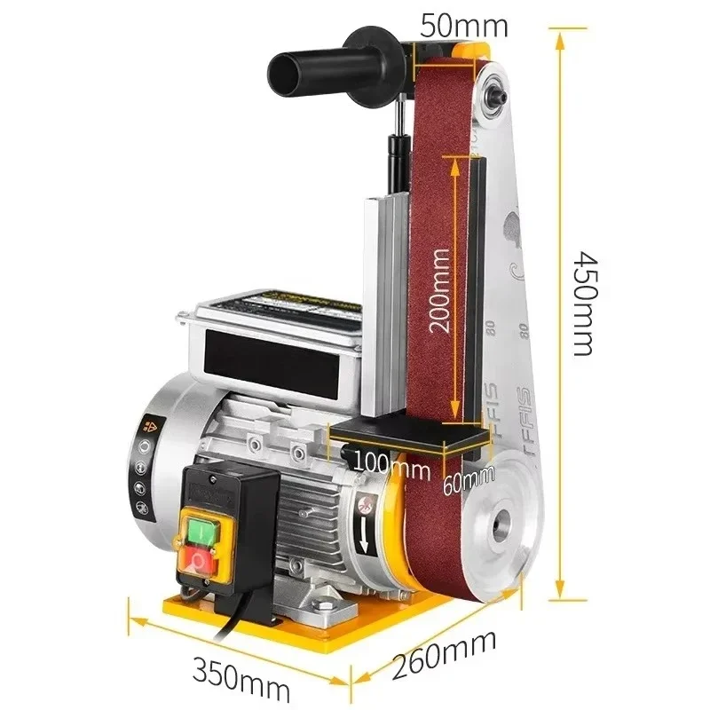 Belt Sander 50x914mm 1.5kw Grinding Machine Bench Grinder  Machine Sander