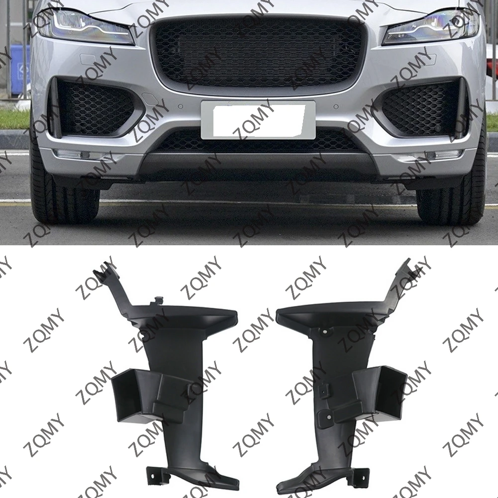 2pcs Car Front Bumper Mount Bracket T4A6249 T4A6248 For Jaguar F-Pace R-Sport Sport S Sport 2017 2018 2019 2020