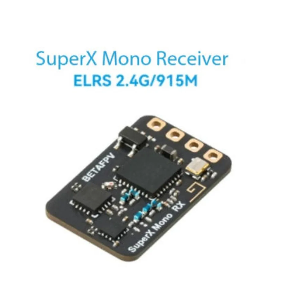 BETAFPV SuperX Dual-band ELRS Receiver GemX True Diversity for FPV Long Range, Supports 900M+2.4G Dual-band LR1121 Dual RF Chip
