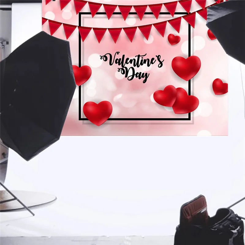 

Dependable-210X150cm Valentine's Day Background Cloth Flower Love Party Decoration Multifunctional Photography Backdrops,B Durab
