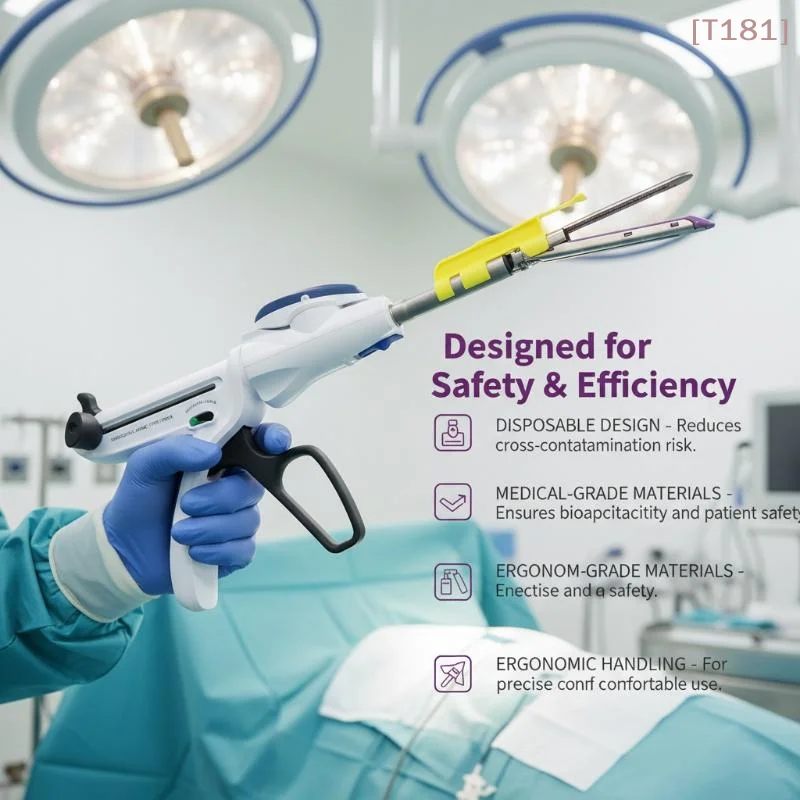 

[E] Surgery Equipments Laparoscopic Surgical Instrument Disposable Endoscopic Linear Cutter Staplers Handle Assembly