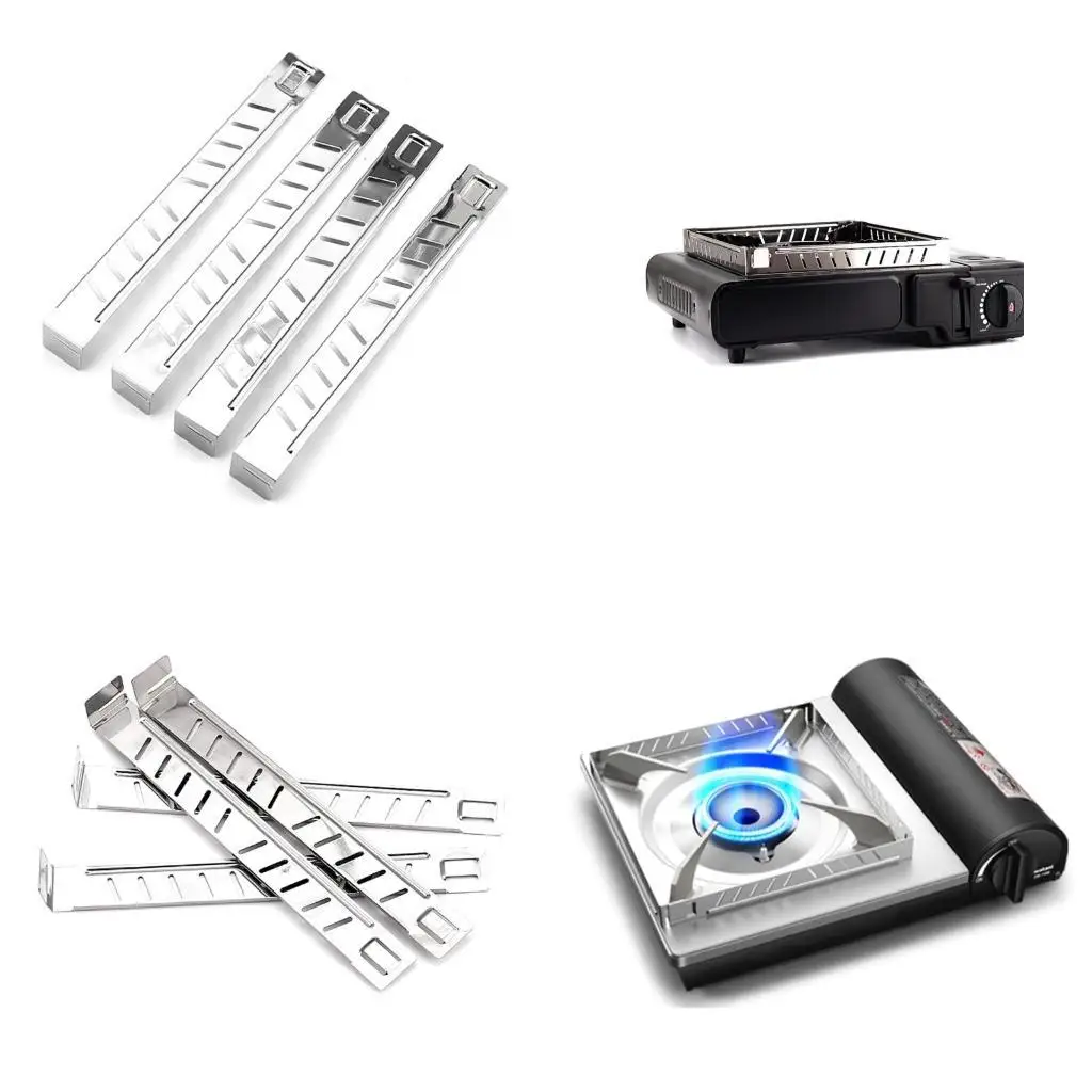 

Y1UC Gas Stove Windshield Plate Windproofs Gas Stove Rack Campings Stove Windscreen Campings Equipments Outdoor Tool
