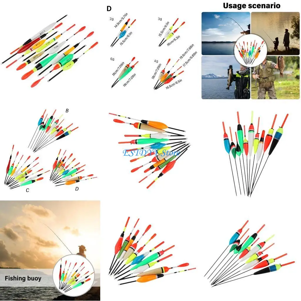 

G6DE Fishing Bobbers Fishing Float Long Cast Fishing Catfishes Float Rod Float