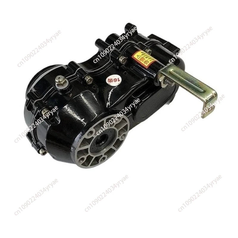 

Split Motor Differential Assembly with High and Low Gearboxes for Electric Tricycles