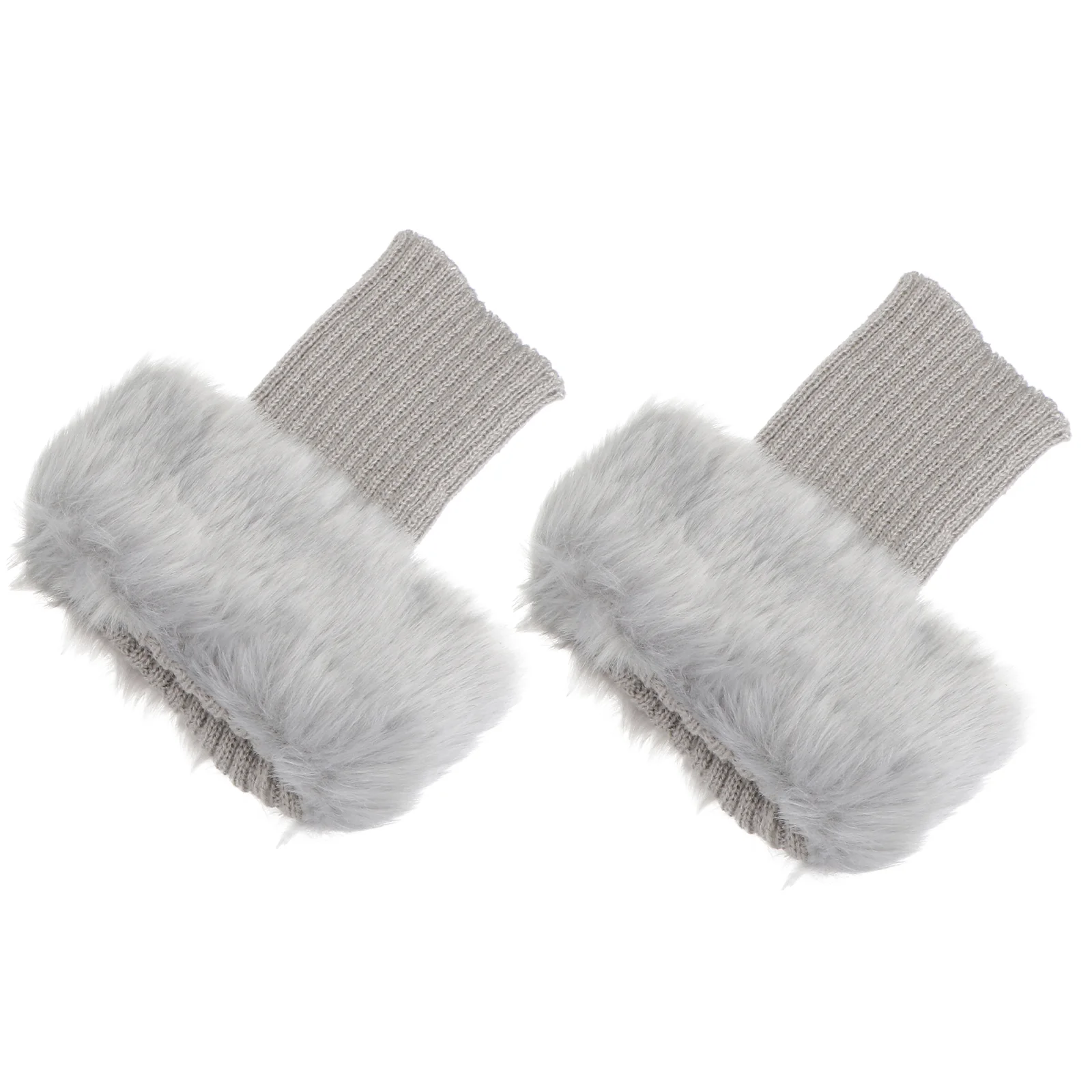 Fur Boot Covers Leg Warmers Shoe Socks Shoes Accessory Winter Stockings Womens Thermal Tops