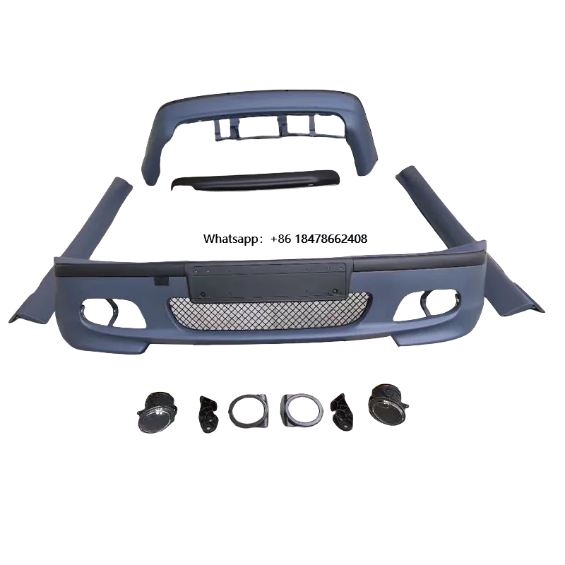 

High Quality Car Modification MT M Sport Body Kit M Tech Front Bumper Rear Bumper Body Kit for 3 Series E46 1998-2004