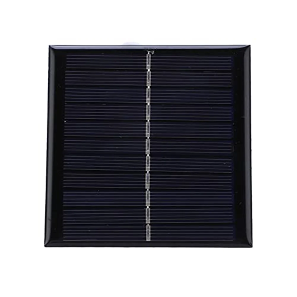 Camping Trips 95*95mm Mini Solar Panel Efficient Solar Charger Scratch Resistant Design Versatile Power Solution