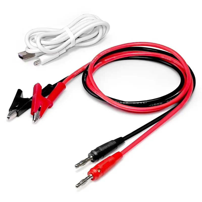 15A DC Power Cable Banana Alligator Clip Wire & Micro Communication Line Fit DR6006 DR6006P Power Output Connection Test Wire