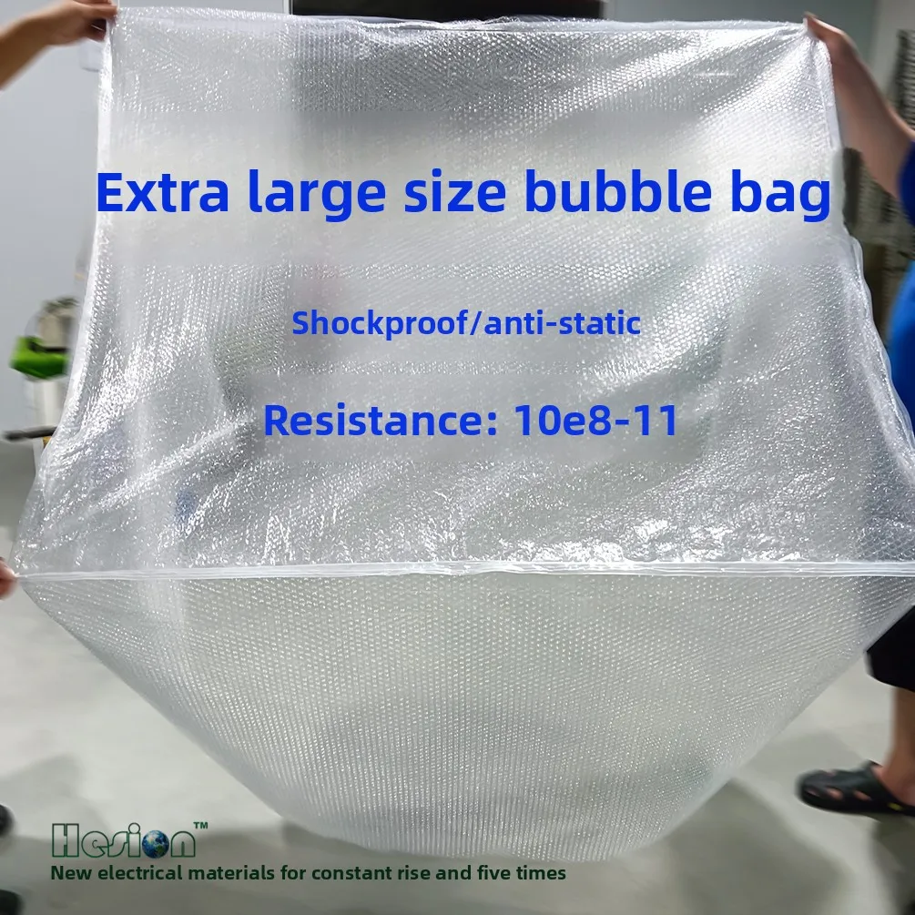 PE antistatico trasparente per involucro a bolle 3800x2400x2000mm Borsa protettiva riutilizzabile per l'imballaggio di armadi server