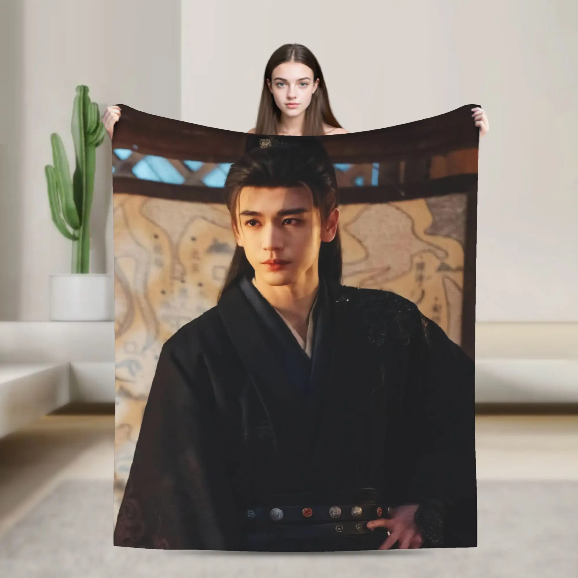 Zhang Ling he  Soft Warm Blanket  Girls Boys Plush Throw Blanket Pattern Couch Bed Flannel Bedspread Sofa Bed Cover