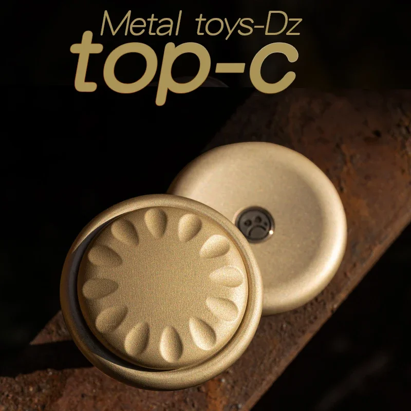 Dz TopC PPB Haptic Coin Fidget Push Slider Spinner Mechanical Structure Adult Metal Toy Decompression EDC Limit Edition