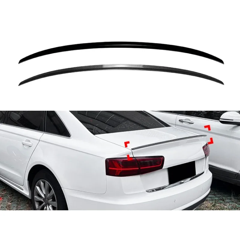 

For Audi A6 S6 C7 2012-2018 Models Spoiler Decal Exterior Custom Modification Accessory with Seamless Installation Enhance Class