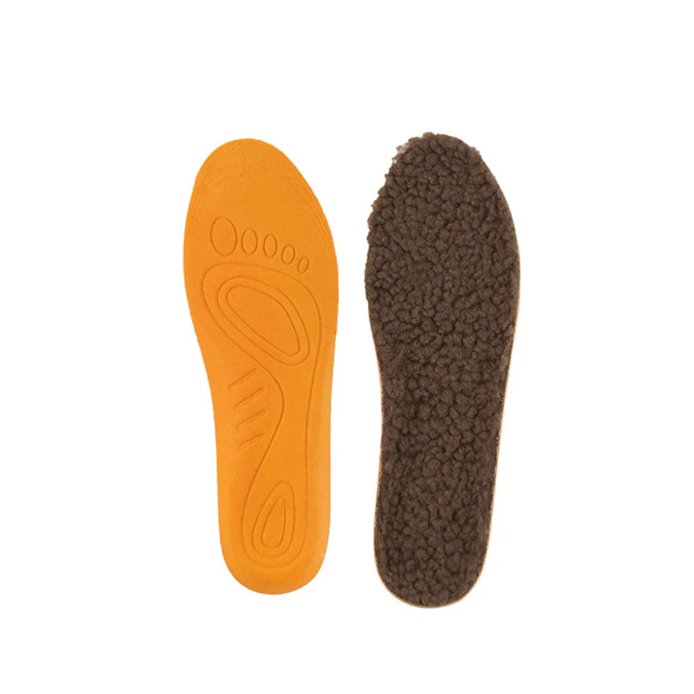 

Cozy Winter Insoles Warm Shoe Cushions Foot Care Inserts Women Running Wool Lamb Pads Soft Comfort Support Anti Fatigue
