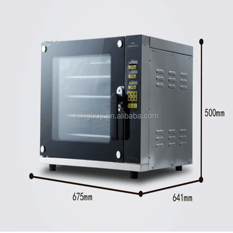 

Factory Supply High Quality 4 Layer Small Electric Convection Bread Baking Oven With 4 Trays