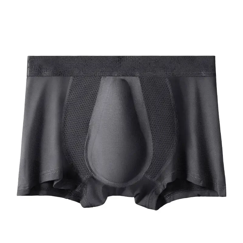 

5pcs Men's underwear with 3DU convex pockets, comfortable and breathable for youth, antibacterial modal, and sexy boxer shorts f