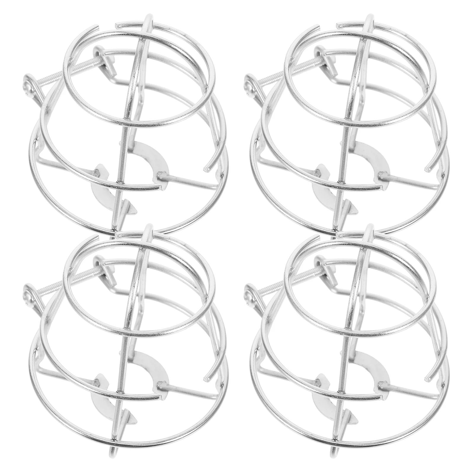 4 قطعة حامي الأسلاك المعدنية الرش الحريق الفضة الحائط فلوش جبل غطاء أمان الجدار الجانبي منع العرضية #3