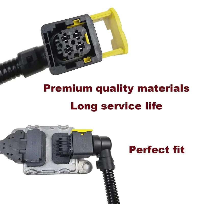 SSS+ Square 4 PINS Connect Harness Plug Socket Wiring Pigtail for NOX Sensor 2PCS/LOT