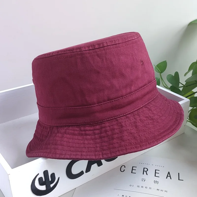 2024 Big Head Plus Size Bucket Hat for Men Pure Cotton Panama Fisherman Hat Korean Man Women 59cm 60cm 62cm 63cm Sun Hat