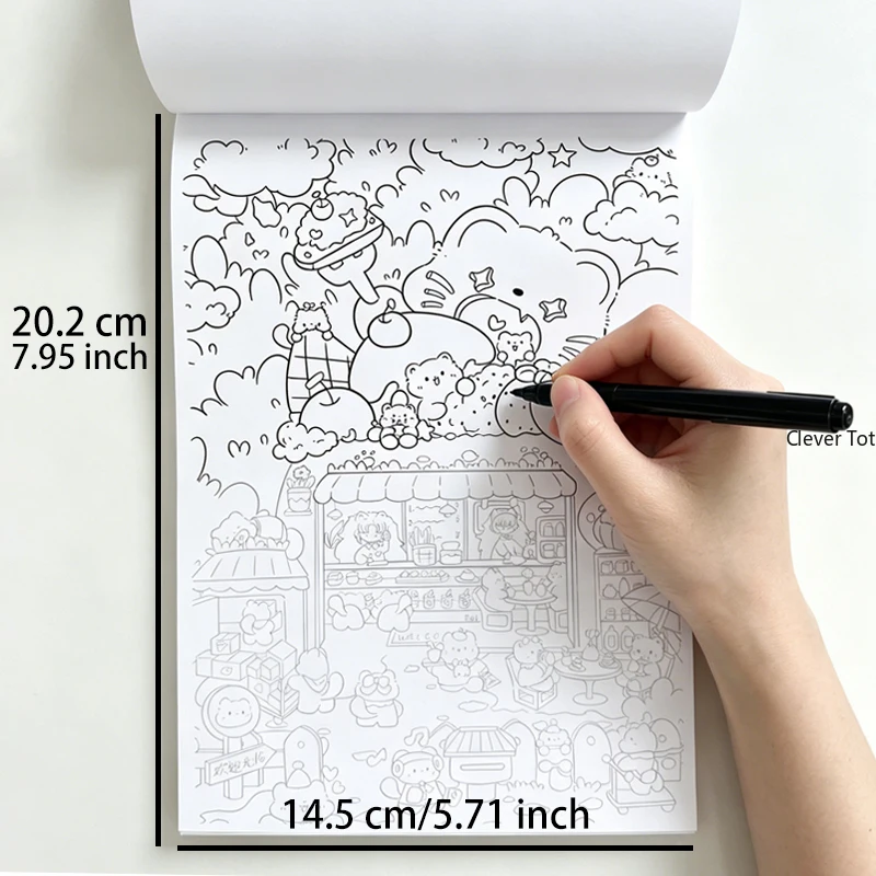 Ein Dekompressions-Malbuch zum Kopieren und Ausmalen mit Graffiti-Motiven, 24 verschiedene Muster, geeignet für künstlerische Gestaltung oder als Kunstgeschenk. – Detail 5