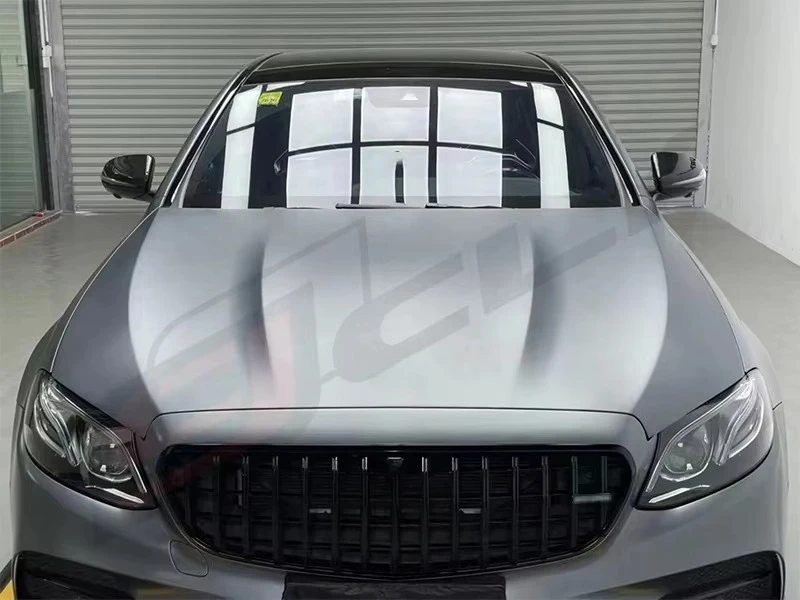 شفاط السيارة للفئة E W213 ترقية غطاء محرك السيارة E63S غطاء المحرك الأمامي الألومنيوم لـ W238 W213 #4