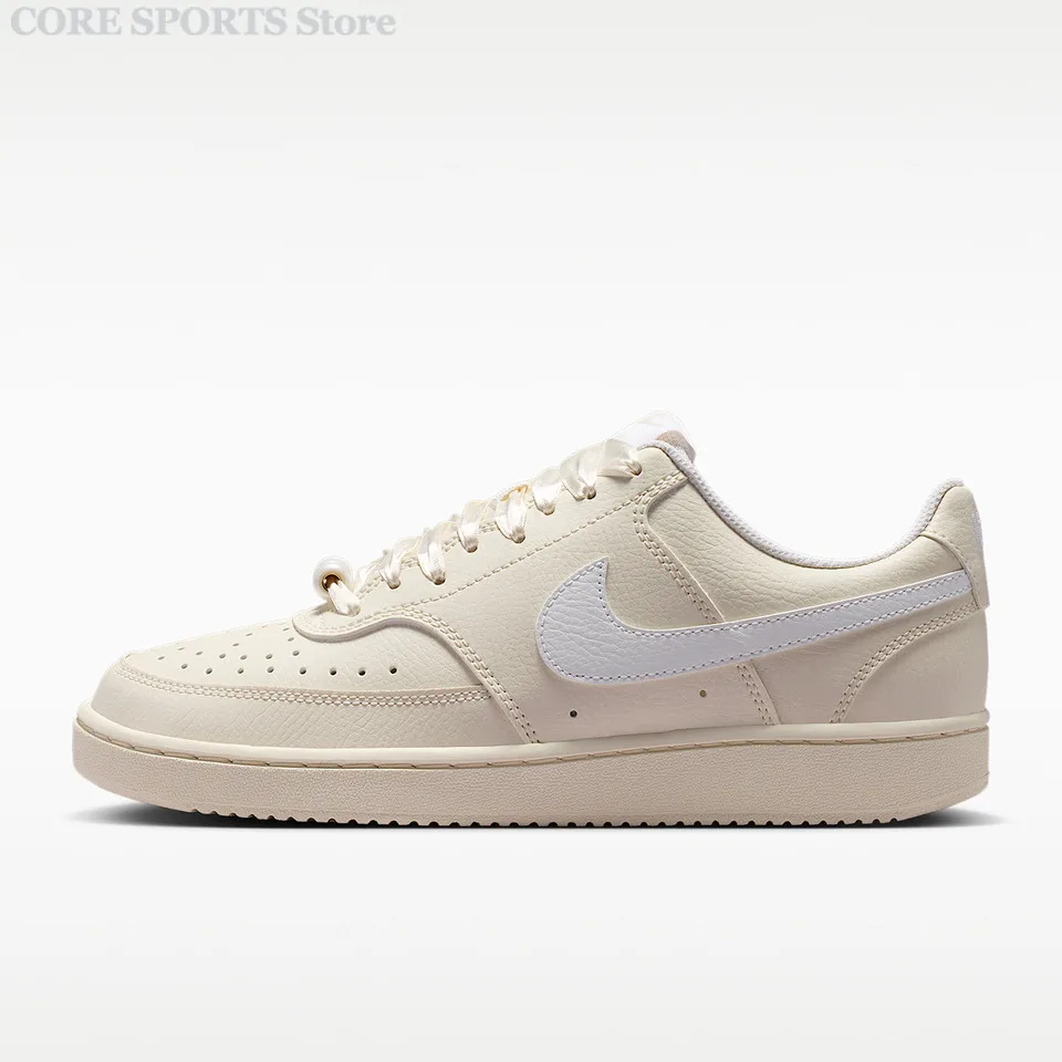 Nike Genuine Court Vision Low IB6652-100 Women's Breathable Sports Board Shoes