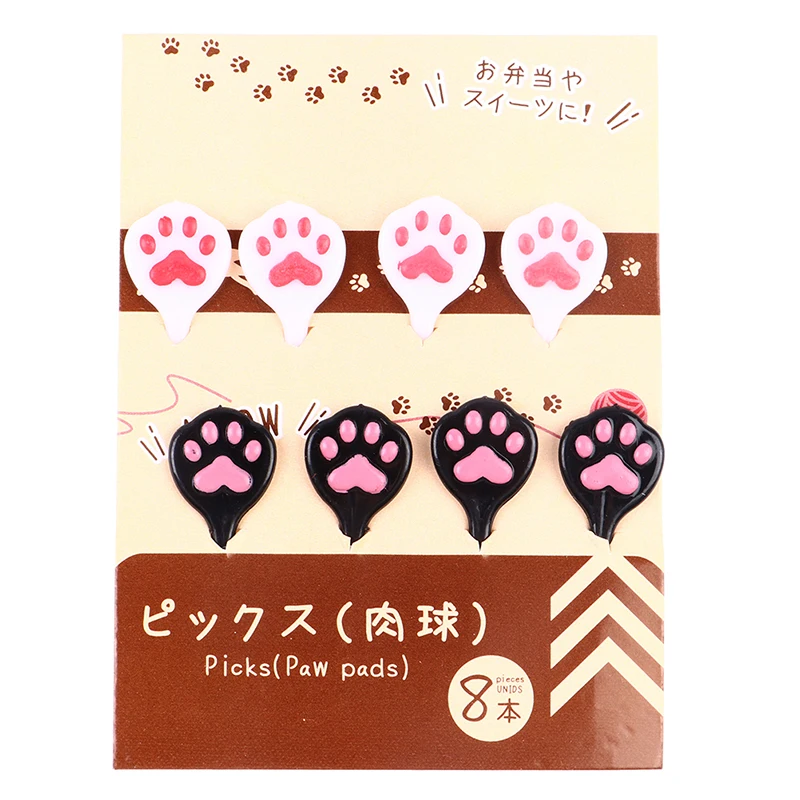 Animal Koala ＆ Cat Paws Fruit Fork Mini Cartoon Children Snack Cake Dessert Food Fruit Pick Toothpick Bento Lunches Party Decor