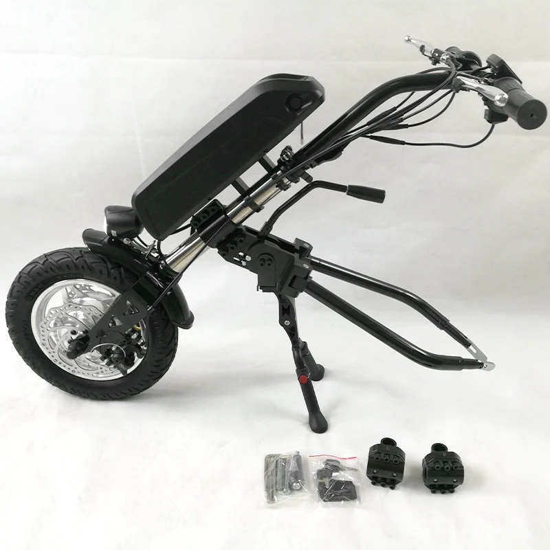 

Foldable Hand Pedal Wheelchair Bike Electric Motor For Wheelchair 36V 350W 12'' Electric Wheelchair Handcycle Parts/kits