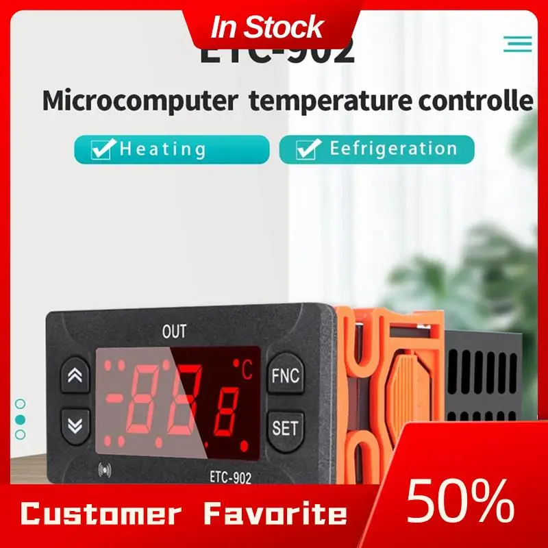 

AT03 Top ETC-902 220V AC Digital Temperature Controller Thermostat Thermoregulator Incubator With High Precision Sensor