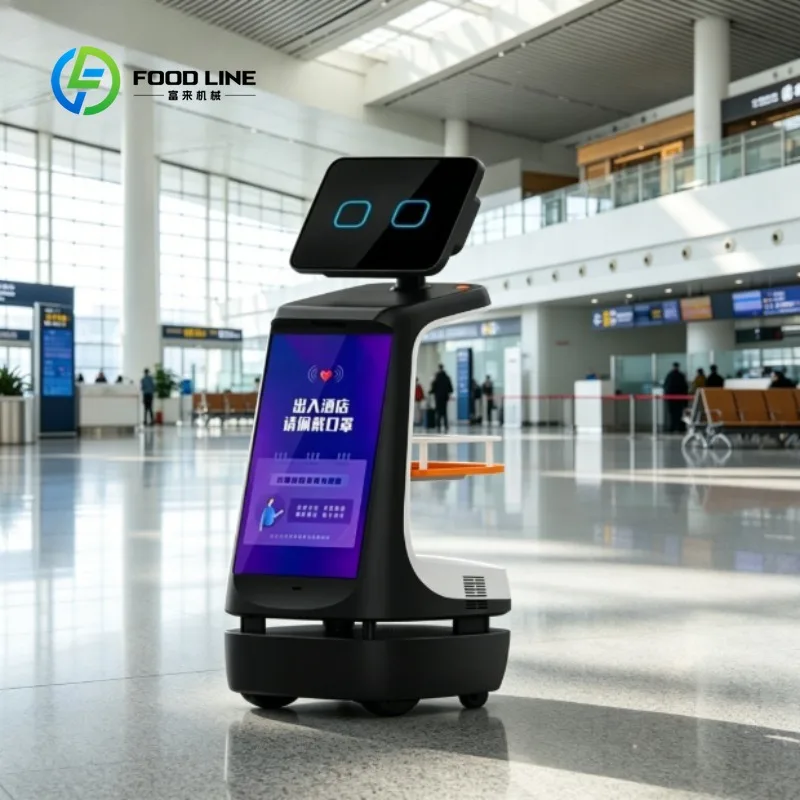 Custom AI Reception Robot with  Interactive Face Voice Interaction  Smart Guidance Ideal Welcome Robot for Hotels Malls Clinics