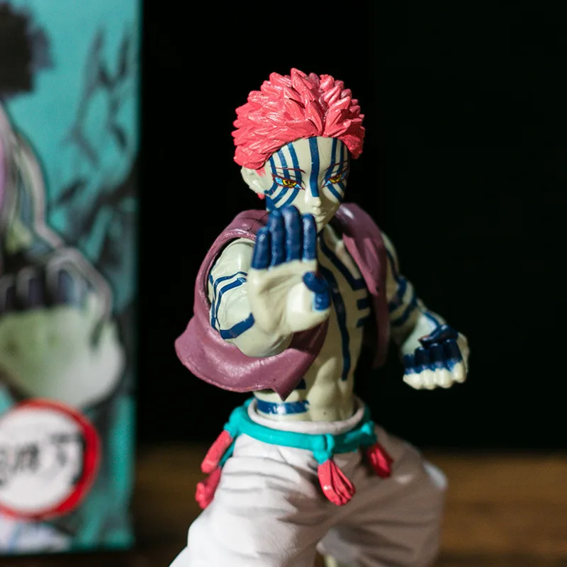 Anime Demon Slayer Kimetsu No Yaiba Twelve Demons On The Moon  Sanyi Wozao Figure Animation Peripheral Model