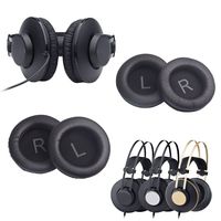 1Pair Replacement Soft Memory Foam Earpads Leather Ear Cushion Cover Pads For AKG K52 K72 K92 K240 Headphones Accessories