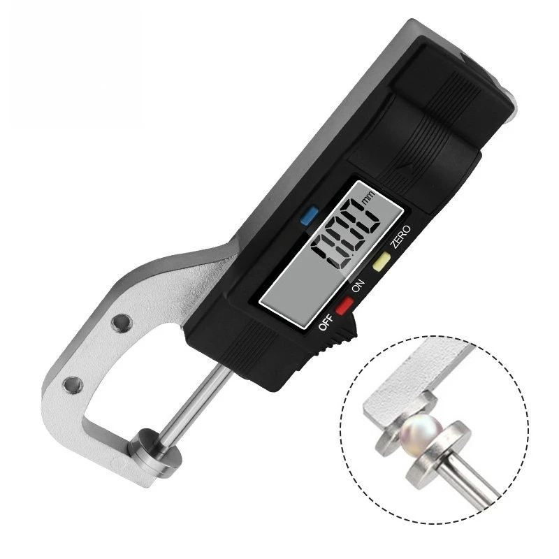 For Digital Horizontal Thickness Gauge, Thickness Gauge, Thickness Gauge 0.01mm Jewelry Ruler Round Diameter Measurement 0-25