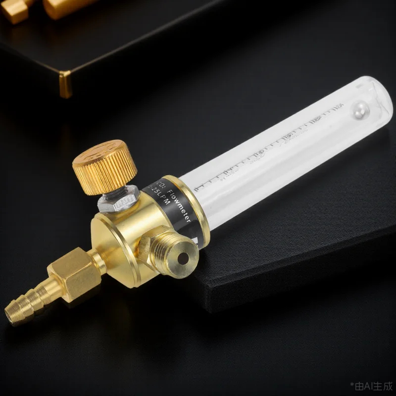 

Gas Flow Indicator Aluminum Tube Co2 Flow Meter for Argon Precision For Home Measuring Instrument