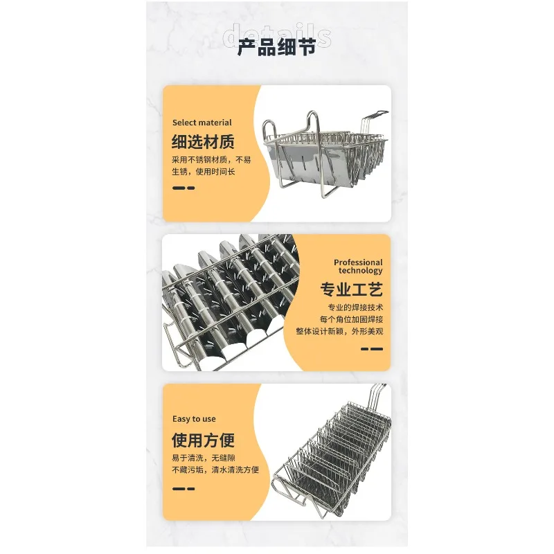 Suitable for Restaurant Kitchen Fryer Tool Taco Crust Styling Fried Basket Taco Holder Styling Mold