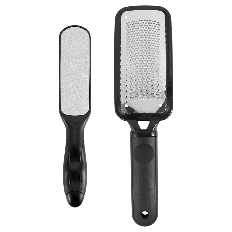 Pedicure Rasp Voetvijl Callus Remover Voor Harde Huiden En Gesprongen Huid Likdoorns, Voeten Scrubber Schrobber Reiniger Vijl 2 Stks/set