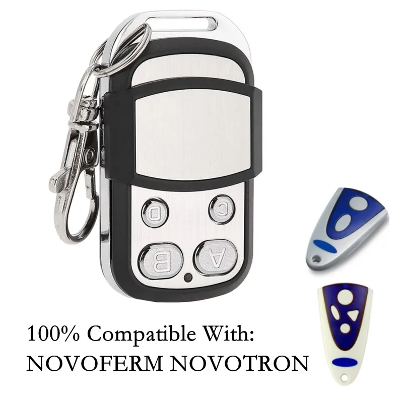 NOVOFERM NOVOTRON 502 MAX43-2 504 MAX43-4 512 MIX 43-2 Remote Control 433.92 MHz Handheld Transmitter Garage Gate