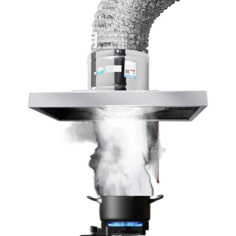 840m²/H Household High-power Stainless Steel Range Hood Closed Hood Exhaust Fan Easy To Clean Easy To Install Kitchen Range Hood