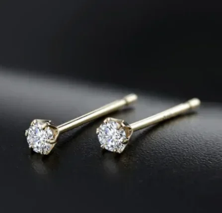 Glod 100% diamond earrings 18k  earrings  women earrings