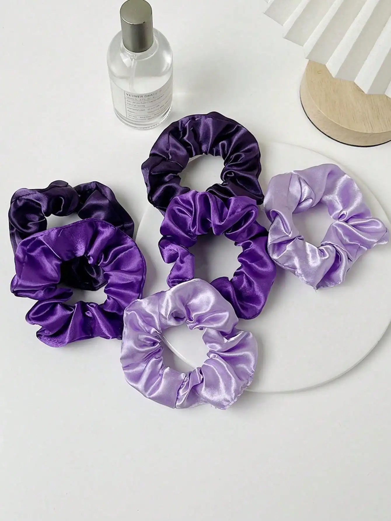 

12/6pcs Satin Hair Scrunchies, Silk Hair Ties, Ponytail Holders, Hair Accessories Holiday Accessories Hair Elastics Hair Rubber Bands Hair Rope Elastic Hair Tie