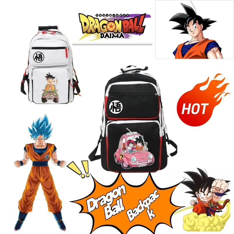 

Dragon Ball Goku Kling Bicker аниме мультфильм креативный мужской и женский подростковый студенческий большой вместительный модный повседневный рюкзак подарки