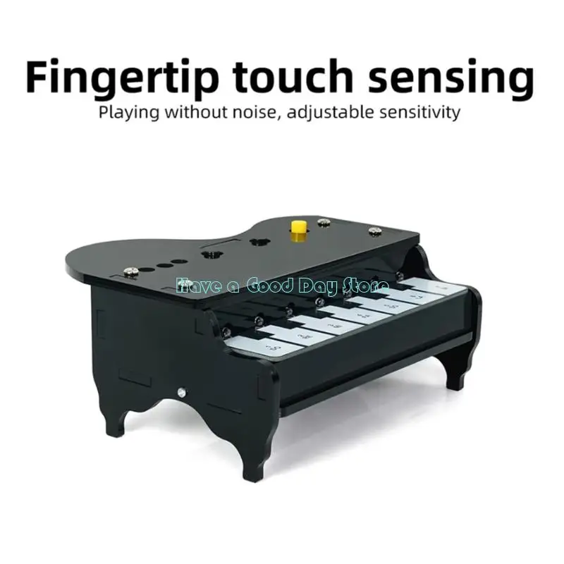 462D DIY Electronic Piano USB 5V Touch Inputs, Soldering Practice Project for Students, STEM Classrooms and Workshops